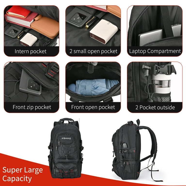 backpack for 17.5 inch laptop DUSLANG 17 Travel Water Resistant College Backpack for Women Laptop Bag with USB Charging Port and Clear Toiletry Bag Work Backpack,Beige A : Electronics shaped shoulder straps DUSLANG 17 Inch Laptop Backpack