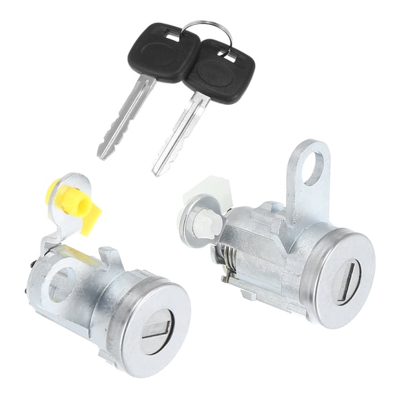 Unique Bargains 1 Pair Front Door Lock Cylinder Set Kit with 2 Keys for Toyota Tacoma 1995-2004 DL-107 DL108R  Driver/ Passenger Side