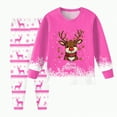 thumbnail image 2 of UAYOTSE Comfortable and Stylish Christmas Print Children Long Sleeved and Long Legged Pajamas Set for Boys and Girls,Sizes 7-8 Years, 2 of 5