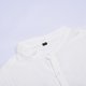 thumbnail image 5 of Camisas Hombre Camisa de manga corta para hombre, informal, de otoño, con cuello levantado, a rayas, con hebilla elástica (White, S), 5 of 7