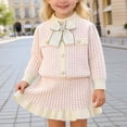 thumbnail image 2 of TBWNWG Elegant Knit Cardigan Two Piece Style Outfits For Girls Toddlers And Kids Autumn Season,Sizes 2-3 Years, 2 of 9