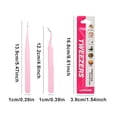 thumbnail image 2 of Craft Tweezers Set Precision Stainless Steel Tools for Crafting Decorating and Hobby Tasks Ideal for Sticker Application Scrapbooking and Jewelry Making, 2 of 7