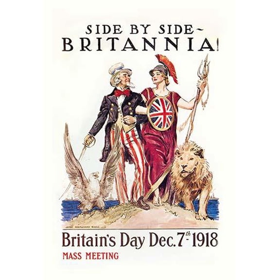 Side by Side - Britannia Museum quality giclee print canvas wrap(20" x 30")