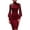 Wine, variant on Iyufng Women Mock Neck Mesh Long Puff Sleeve Midi Slim Dresses, Asymmetric Ruched Waist Sheer Sleeve Pencil Dress, Women's Elegant Cocktail Party Wedding Guest Formal Evening Dress