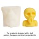 thumbnail image 5 of Molde De Silicona Para Velas, Vela De Modelado Seguro, Suministros Para Hacer Velas Suaves, Molde De Jabón Alienígena, Vela De Modelado De Jabón Multifuncional Para Mesa De Oficina Interior Moyic HA027575-01, 5 of 7
