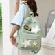 thumbnail image 5 of Mochila Y2K DQrwqpou para Mujer Bolsas Estéticas Patrón de Estrella Verde, 5 of 8