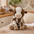 thumbnail image 4 of VENTORA Cow Stuffed Animal Plush Toy, Kawaii Milk Cow Pillow Soft Cuddle Plushie For Kids Sleeping Bed Sofa Decor Birthday Gift, 4 of 7