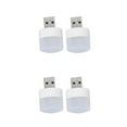 thumbnail image 2 of maskred USB Plug Lamp 6500K 3000K Lighting Device Table Computer Charging LED Book Lamps ABS Wear-resistance Reading Light Warm/White 2Set, 2 of 6