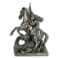 thumbnail image 1 of 15 oz Silver Antique Statue - Saint George and the Dragon, 1 of 5