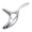 Silver Triangle Bird, variant on Reusable Metal Foot Reflexology For Acupressures Point Relief With Not Neededs Design