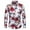 Red, variant on IROINNID Reduced Button Down Shirts for Men Spring And Autumn Plus Size Long-sleeved Floral Shirt,Black