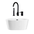 thumbnail image 2 of Marion 70 Inch Acrylic Double Ended Freestanding Tub Package, 2 of 2
