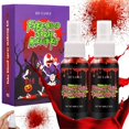 thumbnail image 1 of 2Pc Simulation Red Plasma Halloween Spray Spoof Props Makeup Makeup 50Ml, Halloween Eye Shadow Plate, 1 of 8