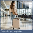 thumbnail image 2 of Brookstone Luggage Tags Name Card Travel Tags for Luggage with Steel Loop Fastener 2 Pack Set, 2 of 6