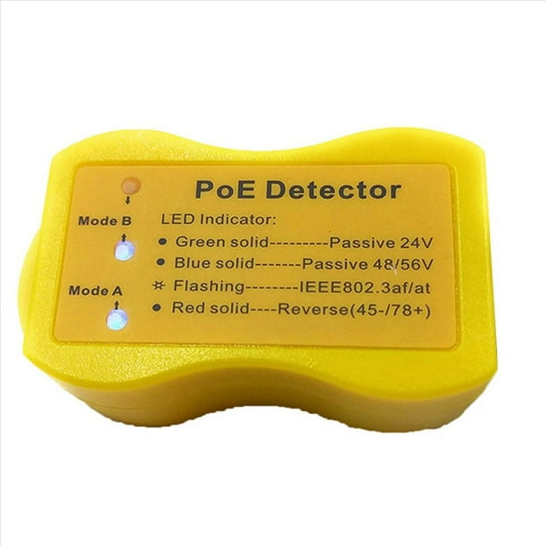 Detector POE: Identifique Rápidamente la Alimentación A Través de Ethernet con el Comprobador POE RJ-45 y Pantalla LED Pasiva.
