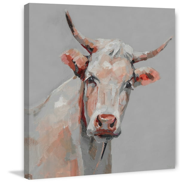 Parvez Taj Mischievous Cow Canvas Wall Art Walmart Com Walmart Com
