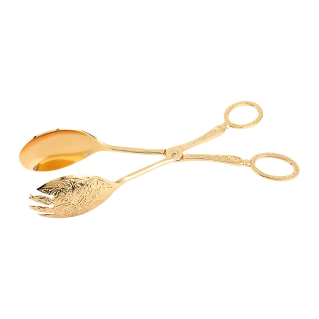 Wosthever Pinzas de cocina fáciles de limpiar con hermosos diseños para fanáticos de los clips de pastelería Servicio de clips de alimentos Mostrada oro