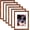 Dark Brown, variant on 8x12 Picture Frame Black Set of 6, Display Pictures 8x12 Without Mat, Wall Mounting