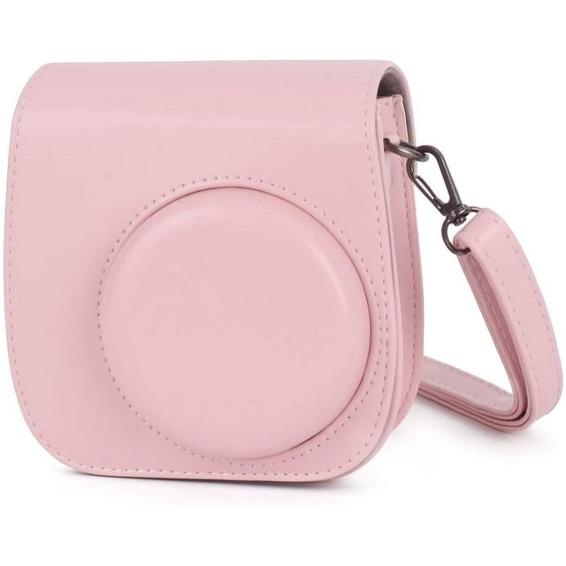 Étui de Protection pour Appareil Photo Instantané Compatible avec Instax Mini 11, Sac en Cuir PU avec Poche et Réglable