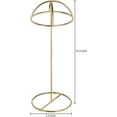 thumbnail image 2 of MyGift 14-Inch Brass-Tone Wire Tabletop Hat Stands, Set of 2, 2 of 6