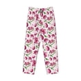 thumbnail image 4 of Xecao Lilies Flowers Men's Straight Lounge Pajama Pants: The Ultimate in Comfortable Sleepwear, 4 of 9