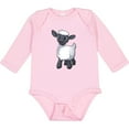 thumbnail image 3 of Inktastic Cute little lamb Boys or Girls Long Sleeve Baby Bodysuit, 3 of 5
