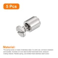 thumbnail image 3 of 5 Pack M3x0.5x6.4mm Panel Spring Screws, PFC2 Knurled Head Spring Screws, 3 of 5