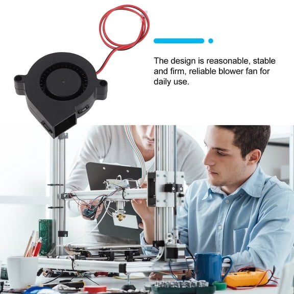 ETHZZLE 12V Blower Fan Replacement for Inflatable Yard Decorations Stable Quiet Cooling Fan with ABS