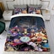 thumbnail image 4 of Villanos Conjunto de sábanas temático, trío de piezas, cómodo y amigable con la piel, diseño único, regalo de decoración para el hogar para familiares, amigos y fans,173cm *218cm, 4 of 6