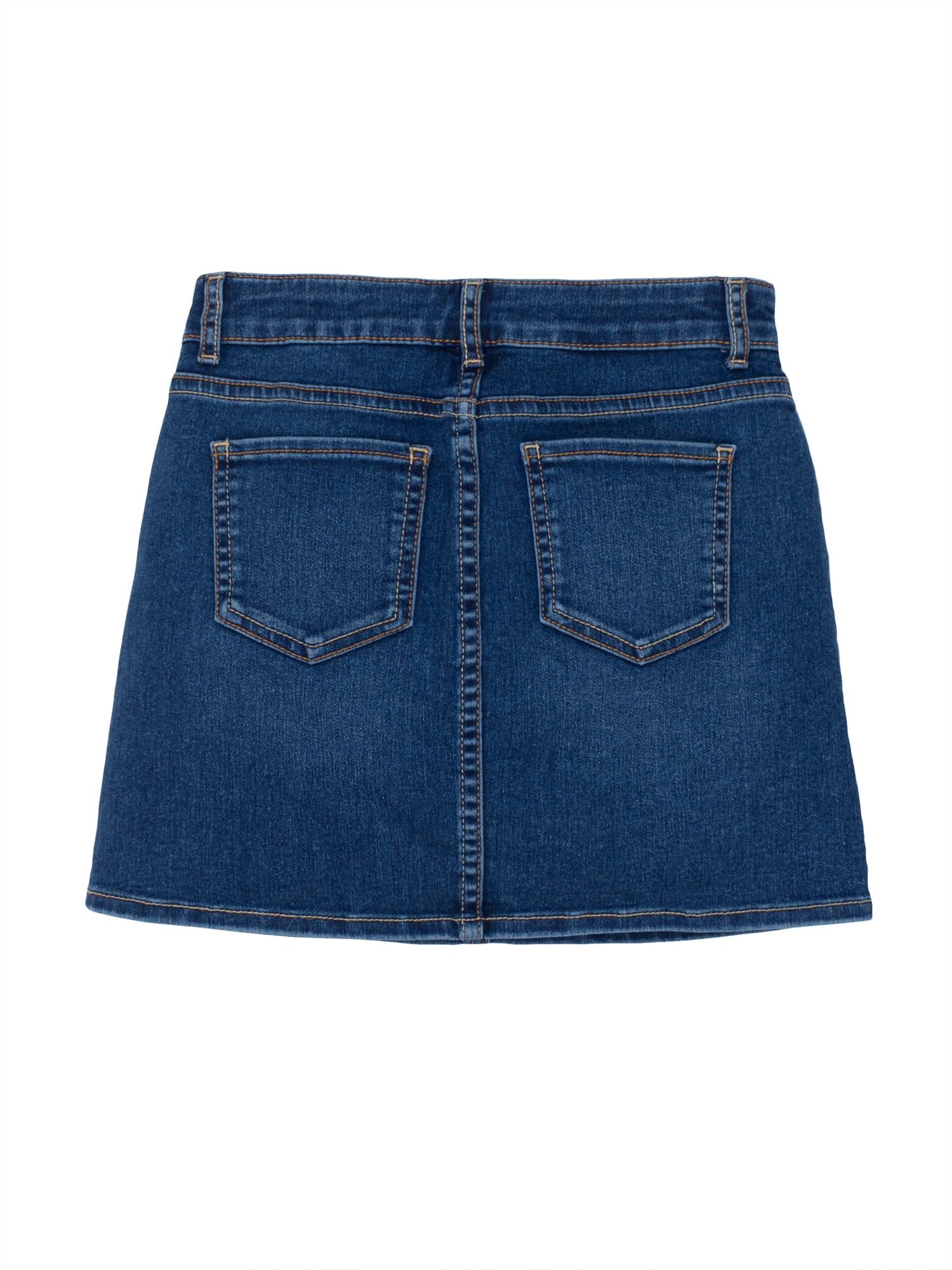 blue jean skirt walmart