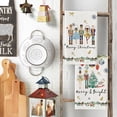 thumbnail image 4 of SOME THING Nutcrackers Xmas Balls and Trees Merry Christmas Kitchen Towels Dish Towels, 18x26 Inch Snowflakes Decoration Hand Towels Set of 2, 4 of 6