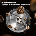 thumbnail image 4 of Molinillo Café con Cuchilla de Acero Inoxidable Rectificado rápido con una tecla ​Capacidad 80g Bajo Ruido 50dB Máquina Molienda para Granos Café Semillas Especias Frutos Secos LingWen 1327537062790, 4 of 5