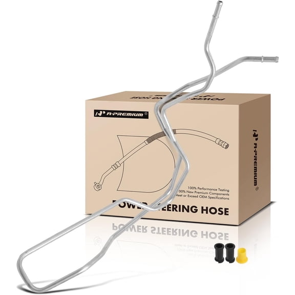 A-Premium Power Steering Return Hose Line Assembly Compatible with Honda Accord 2008-2012, Crosstour 2012-2015, 2.4L, Cooler Tube