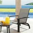 thumbnail image 2 of Outsunny Chaise Adirondack Chaise Muskoka en Aluminium avec Siège en Maille, 2 of 10