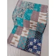 thumbnail image 2 of Reversible Patchwork Floral Reversible Kantha Bedding Floral Print Kantha Throw Queen Quilt Cotton Light Weight Winter Summer bedding, 2 of 4