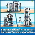 thumbnail image 4 of Bloques de construcción de juguete JIUTONG 3 en 1, casa de playa con luz, 4 of 6