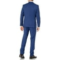 thumbnail image 6 of Caravelli Men's 3-Piece Single Breasted Slim Fit 2-Button Vested Dress Suit Set - Colors, 6 of 18