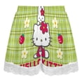 thumbnail image 5 of Hello Kitty Womens Lace Boxer Pajamas Shorts Soft Elastic Waist Lounge Shorts Printed PJ Bottoms, 5 of 7