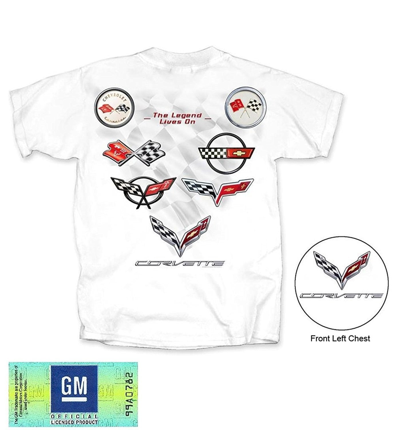 corvette shirt walmart