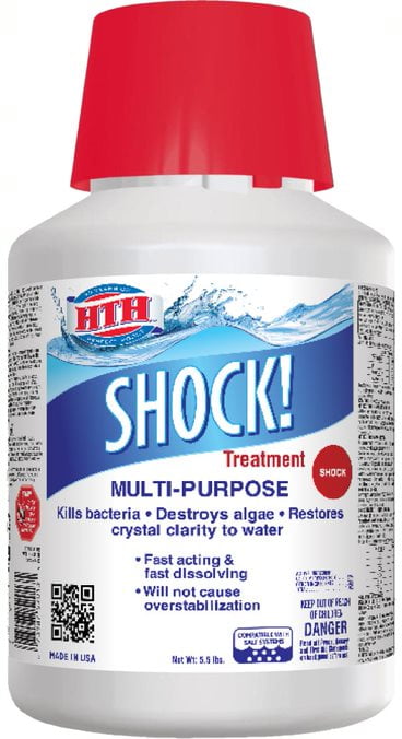 HTH Shock Treatment for Pools, 5.5 pounds