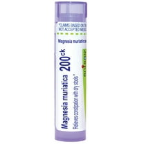Boiron Magnesia Muriatica 200CK, Homeopathic Medicine for Constipation With Dry Stools, 80 Pellets