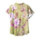 thumbnail image 5 of Mujeres Pantalones Cortos Impresos Blusas de Manga Corta Y Top Regular, Vestido de Moda de Verano Casual para Mujeres, 5 of 5
