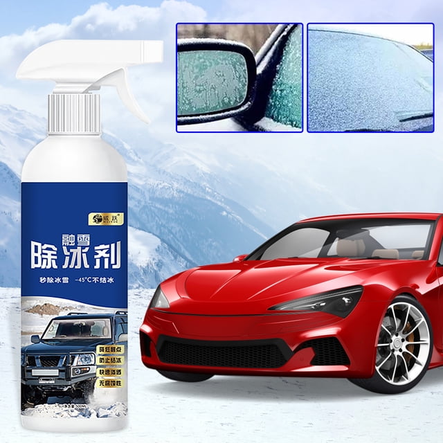 DPTALR Automotive Glass Deicing Agent Windshield Window Deicing Snow Melting Snow Melting Agent Anti-icing Agent 500ml