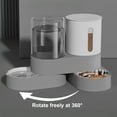 thumbnail image 3 of Koiauber Automatic Pet Feeder 2.4L Dog Food Feeder 2.6L Water Dispenser Travel Auto Cat Feeder Bowl, 3 of 8