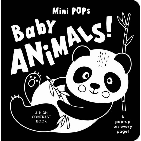 LAKE PRESS: Mini Pops: Baby Animals!: A High Contrast Pop-Up Book (Board Book)
