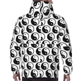 thumbnail image 7 of Salouo Yin Yang Pattern Men's Fall Hoodie Sweatshirt,Sport Hoodie with Pockets for Men Pullover Casual Hooded Sweatshirt-3X-Large, 7 of 7