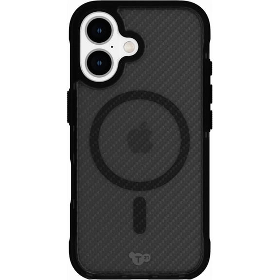 Tech21 EvoArmor case for iPhone 16 - Compatible with MagSafe - Impact Protection Case 21x Military Standard Tested in Black