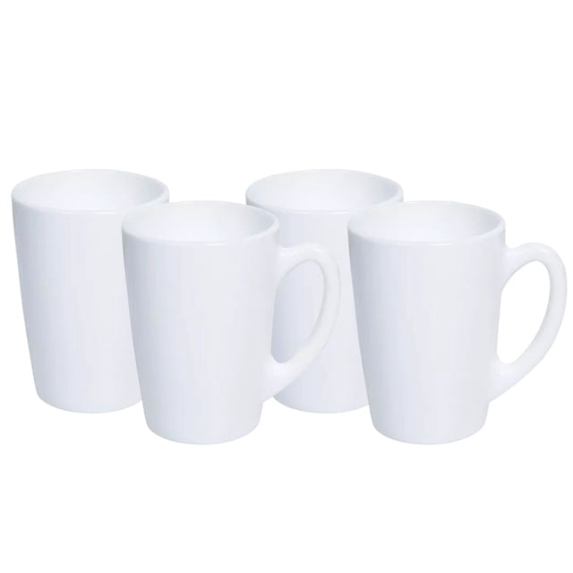 Juego de 4 Tazas de Opal Para Café Luminarc New Morning Blanca
