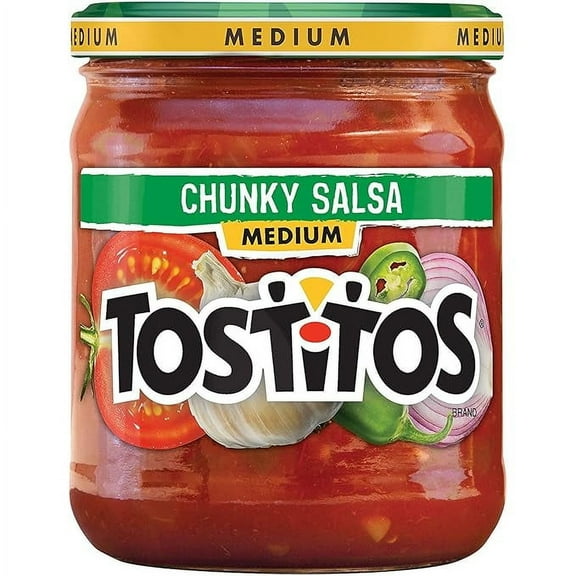 Tostitos Dip, Chunky Salsa, Medium, 15oz ( Pack of 2 )