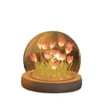 thumbnail image 2 of Lámpara de ambiente de tulipán hecha a mano DIY, adorno de luz de noche de escritorio, regalo para estudiantes, regalo de San Valentín, 2 of 6